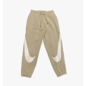 Nike Women's Sportswear Swoosh Fleece Joggers, Tan, size Small